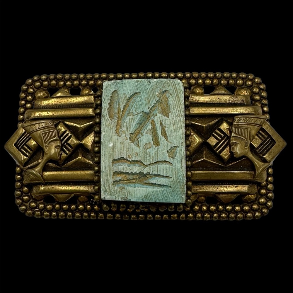 Jan Micheals Vintage Egyptian Revival Brooch